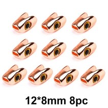 텅스텐헤드 최대 캐치 플라이 타이 피쉬 스컬 핀 헤드 사이즈 텅스텐 비즈 소재, 16 12mm 8mm 8pc copper