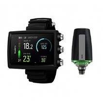 Suunto Eon Core 손목 다이브 컴퓨터 - 블랙 송신기와 USB, Black