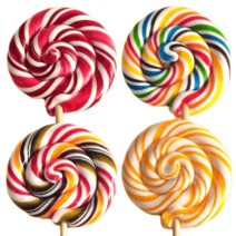 화이트데이 막대 사탕 롤리팝 회오리 캔디 수제 어린이집 선물, 5.오로라캔디 노랑 50g (천연색소) 1개