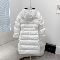 강아지패딩 강아지 오리털 패딩 강아지겨울옷 여성용 중간 길이 슬리밍 다운 양털 모자 KR8854, 5.B001 - M