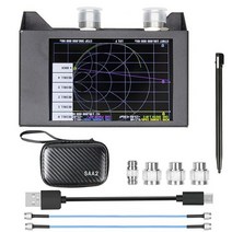 NANOVNA SAA-2N VNA 안테나 분석기 금속 케이스 4 인치 디스플레이 50KHZ -3GHZ 벡터 네트워크 HF VHF UHF NANO