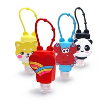 물비누 손소독제 공병 휴대용 키링 가방걸이, 레드하트 30ml, 1개