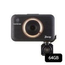 캐치온 캐치온 3채널 블랙박스 64GB+WIFI 동글이, 단일옵션
