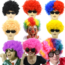 점보 뽀글이 삐에로가발 코믹가발, 07.점보가발(레드)