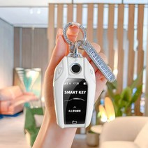 미니카정리대 자동차정리대 토미카진열장 TPU 자동차 키 보호 케이스 커버 셸 BMW 7 시리즈 I8 730li 2017, 02 White