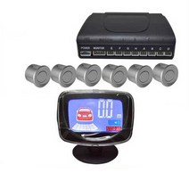 지게차 굴삭기 트럭 비손상레이더 후방감지기, 전면 4 후면 4 사람의 음성 감지-LCD