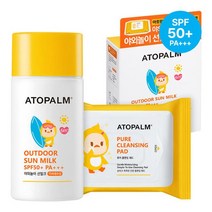 가재울산업 아토팜 야외놀이 선밀크 SPF50+ PA+++기획세트 5697-5609756ea, gajae6526 1, gajae6526 본상품선택