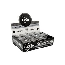 던롭 Competition 스쿼시공 - pack Of 12 Balls