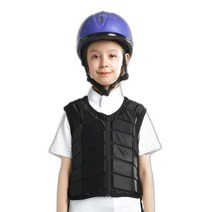 승마조끼승마 어린이 신체 보호대 슈발리에 안전 바디 EVA 패딩 댐핑 조끼 말 장비 조절 가능한, 01 CL, 1개