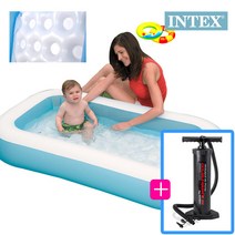 인텍스 NR-57403 물놀이풀장 166x100x28Cm) 유아풀, 풀장+62030대형펌프
