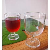 [프랑스 알코록 레스토] 내열강화유리 스텍 고블렛잔 3가지 겹쳐 쌓아 보관 잘 안깨지는 고블렛, 200ml