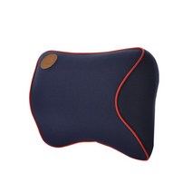 목에좋은경추베개 코골이방지베개 자동차 라텍스 베개 사계절 통기성 자궁 경부 용품 마사지 목 좌석 머리, 06 파란