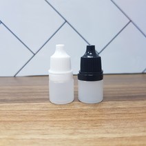 다올마켓 미니소분용기 3ml 5ml 10ml 15ml 20ml 30ml 50ml - 스포이드 플라스틱 공병, 검정캡