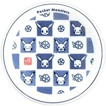 [일본정품] kaneshotouki 141170 포켓몬 밥 그릇 약. 4.3인치(11cm) 치요지 염색 일본제 흰색, 03. 케이크 접시
