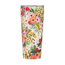 콕시클 Tumbler Rifle Paper Co 3중 절연 보냉 꽃무늬, Garden Party Cream, 1 Count (Pack of 1), 8L