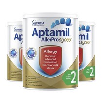 Aptamil Allerpro Syneo 2 압타밀 호주 알레프로 시네오 2단계 프리미엄 분유 영유아 6~12개월 900g 3팩, 3개