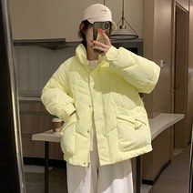 DFMEI 겨울 패딩 박시 패딩 쇼트 코트