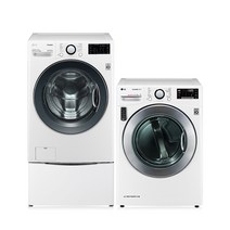 LG전자 트롬 트윈워시 건조기 세트 F19WDUM-6WN 19kg + 16kg 방문설치