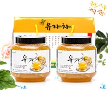 유자차 1kg x 2병 / 고흥유자 유자청 액 정백당 에덴유자차