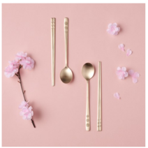 오부자 방짜유기 완 2인수저세트, 2세트, 숟가락 2p + 젓가락 2p