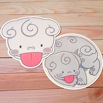 [모비딕컴퍼니] 손목받침쿠션 케이블홀더 손목보호대 컴퓨터악세사리 케이블묶기 전산소모품, 잇★ 둥근달해치