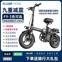 40만원대 독일 전동 접이식 자전거 배달용 출퇴근 팔당댐, 48V, M.F9-충격흡수-10AH 약 40km