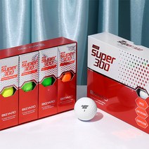 빅야드 넥센 빅야드 NEW 슈퍼300 고반발 3피스 골프공, NEW 슈퍼300 화이트