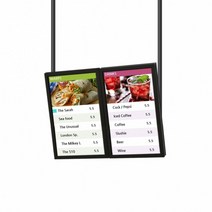 LED배너 라이트패널 개폐식 입간판 천정 벽걸이 MELH-4060 광고판 메뉴판 전시 안내, 2개, 백색