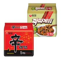 신라면 5봉 + 짜파게티