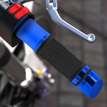 스쿠터 바이크 22mm 튜닝 알루미늄 합금 오토바이 핸들그립, 1set, 골드