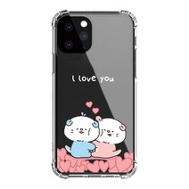 SSA 리지아니 꽁지와옹이 에어범퍼 방탄 클리어 투명 젤리 케이스