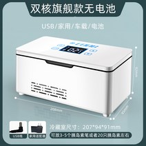 휴대용 소형 충전식 인슐린 냉장고 시약 보관함 의약품 약품냉장고 약 상자 박스, F 듀얼코어플래그십(배터리없음)은가정용으로사용할수있습니