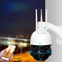 4G 감시카메라 네트워크 라이브 360도 원격무선연결, WIFI 이동식카메라 - 64GB