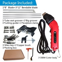 스치로폼절단기 열나이프 폼 커터 전기 폴리스티렌 핫 그루 빙 휴대용 스티로폼 스폰지 EVA DIY 절삭 공구, 09 KS200 biggest kit_03 미국