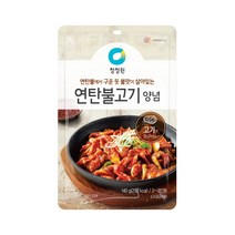 청정원 연탄불고기양념140g x6개, 1개