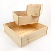 원목 박스 우드 상자 바구니 바스켓 트레이 10t2, 54.직사각상자-손잡이22x14x8.5cm