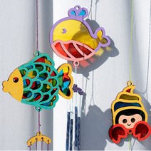 민화샵 셀로판지 놀이 여름 썬캐쳐 풍경 만들기세트 DIY 꾸미기재료 풍경만들기 방문걸이 여름만들기 놀이학교 미술재료 썬캐쳐풍경 캠핑놀거리, 썬캐쳐 여름 풍경-소라