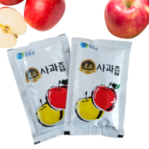 경북 청송 NFC 꿀 사과즙 100%사과주스 50포 100포, 50포(1박스), 1개