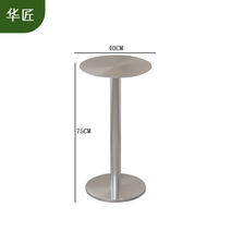 미드센츄리 테이블 1200 800 700 600 500 400 원형 반원 사각 철제 창가 식탁, 원형 40cm