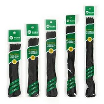 사무용 고급 서류 철끈 70cm312pro, 쿠팡 블랙(1봉 18개입)