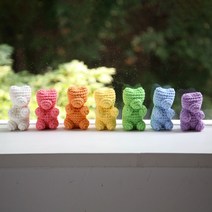 [Ancalls] [DIY키트] 젤리곰 코바늘인형 Gummy Bear, B) 아이돌 King 파스텔