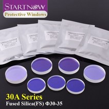 최신형 레이저 각인기 Startnow-파이버 레이저 보호용 렌즈 윈도 쿼츠 HANS 30x5 34x5 Precitec Lasermec, 04 30x3