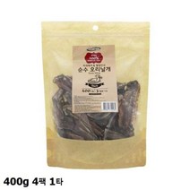 펫더맨 수제간식 순수 오리날개 400g 4팩 1타, 상세 참조, 하나넬 다팔자 본상품선택
