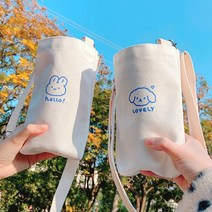 에코백 가심비 탑 텀블러 크로스 물병 파우치 2 [여우창고], 곰돌이