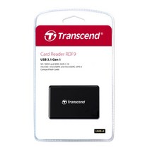 트랜센드 USB 3.0 멀티 카드 리더기 TS-RDF9K, 블랙
