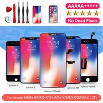 aaa++ lcd 디스플레이 for iphone 5s 6 7 8 6s plus x xr xs max oled 11 pro tft3d 터치 스크린 교체 포함 데드 픽셀 품질 없음, 아이폰 12promax 용