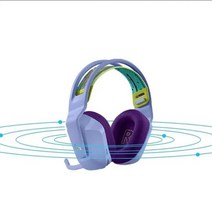 로지텍 G733 라이트스피드 무선 헤드폰 RGB DTS X2.0 7.1 서라운드 사운드 PC 게이머용 초경량 헤드폰, [04] g733-Purple, 04 purple, 04 G733-Purple