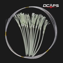 디캡스 15cm 장축광 12본 야광튜브 야광꼴뚜기 갈치바늘 갈치낚시 갈치채비, 02.야광_야광꼴뚜기