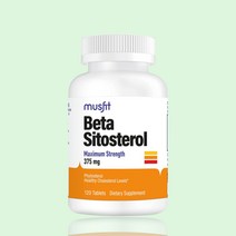 머스핏 베타시토스테롤 피토스테롤 375 mg 120 정, 1개, 120정, 120정