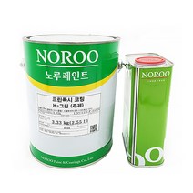 (주) 건일도장연구소 [노루표페인트] 에폭시페인트 크린폭시 -저용량모음, 선택03.용제형 에폭시상도 4L 투명, 1개, 4000ml
